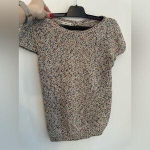 Beautiful Multicolor Open-Back Top